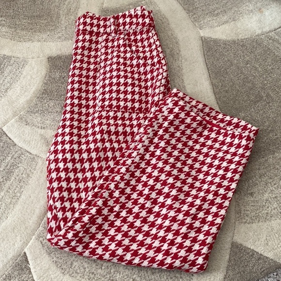 Lovers + friend red houndstooth pants - Picture 4 of 9